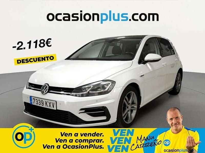 Usado VW Golf VII R-line 150 HP (110 kW) 2019 Branco Citadino