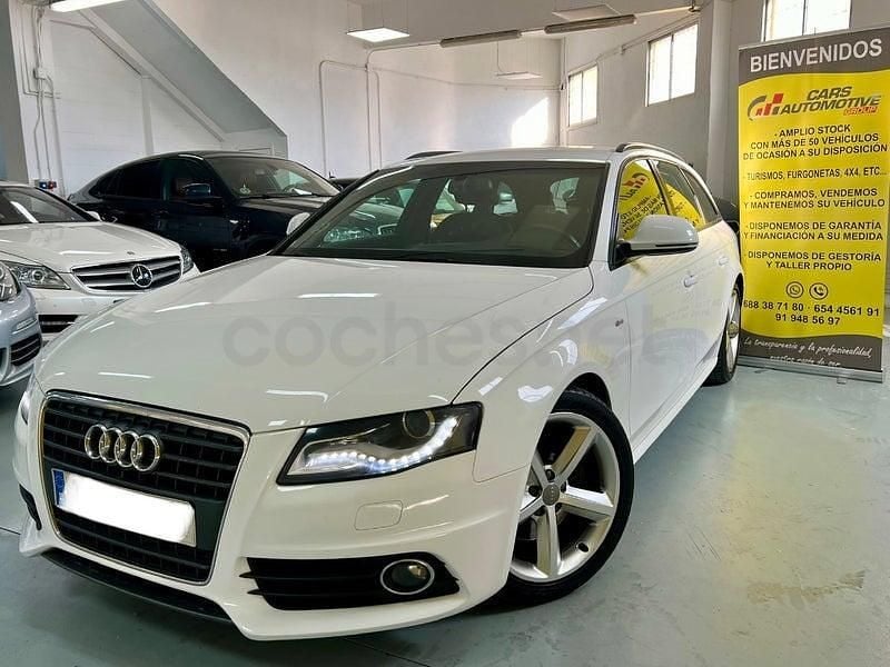 Usado Audi A4 S-Line 170 CV (125 kW) 2009 Blanco Familiar