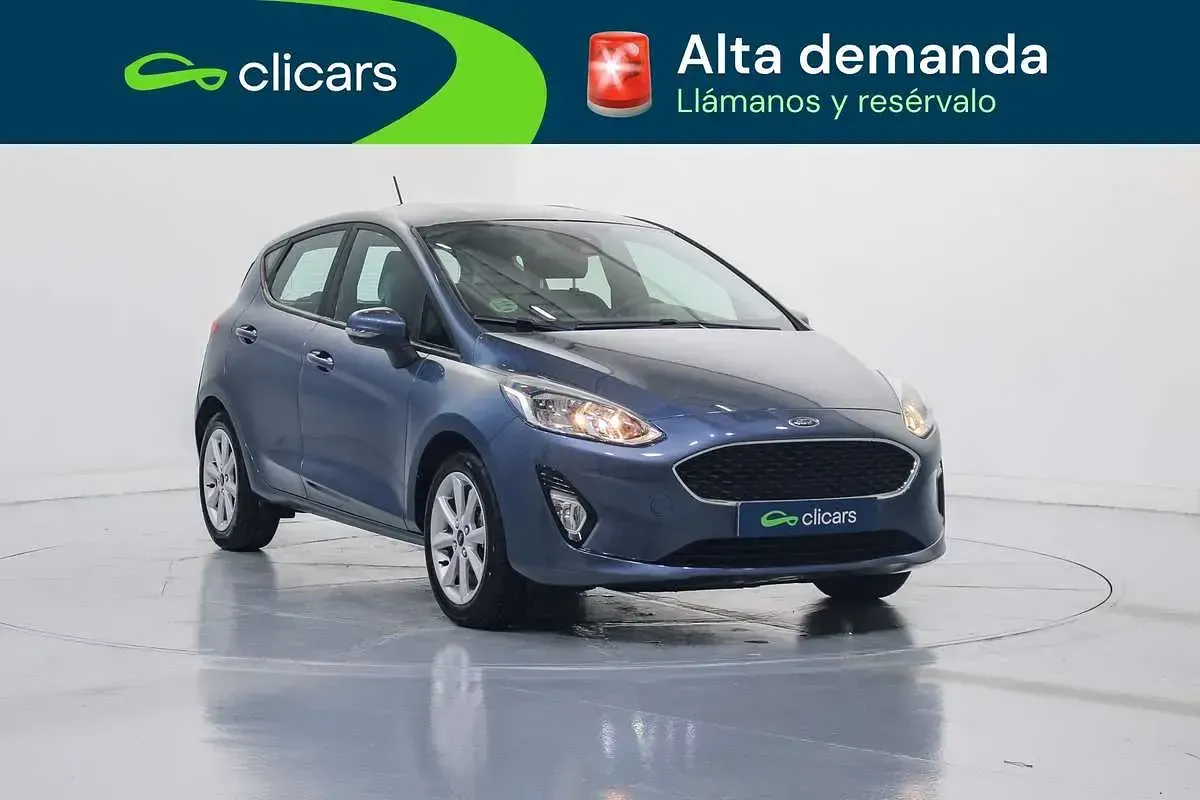 Usado Ford Fiesta Trend 75 CV (55 kW) 2021 Azul Utilitario