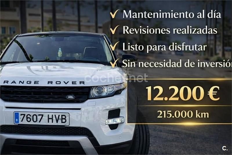 Blanco Usado 2013 Land Rover Range Rover evoque Dynamic SUV | 12.900 € (Buen precio) - Imagen 1/4