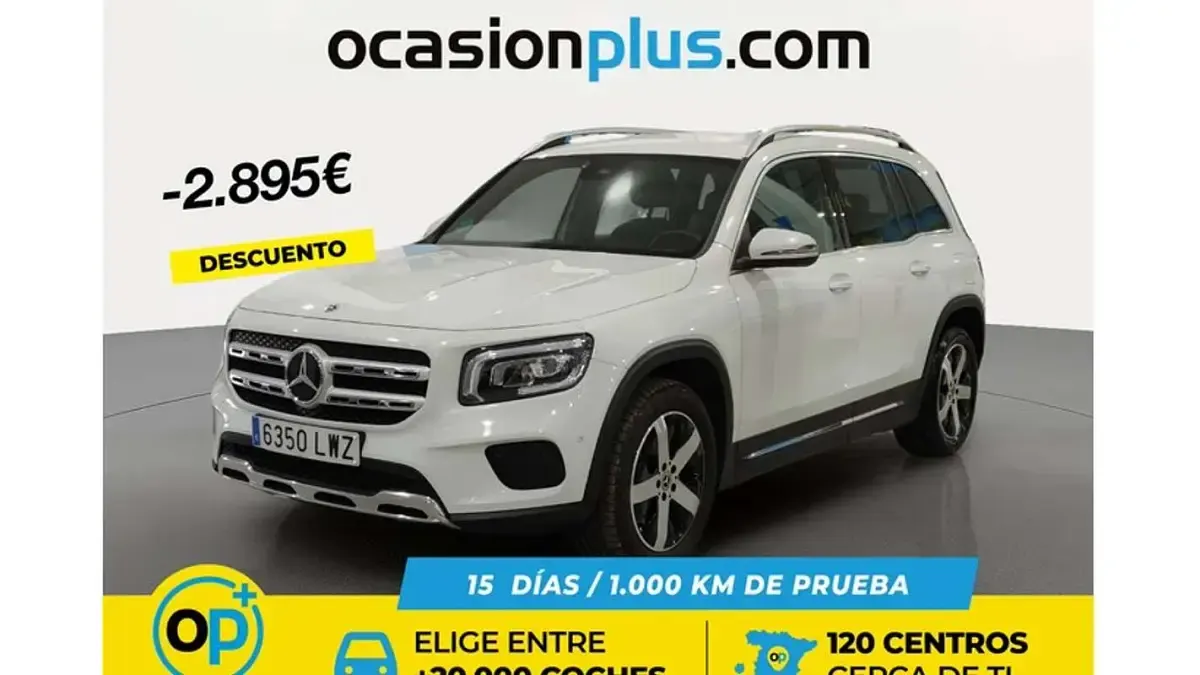 Usado Mercedes GLB220 190 CV (139 kW) 2022 Blanco SUV