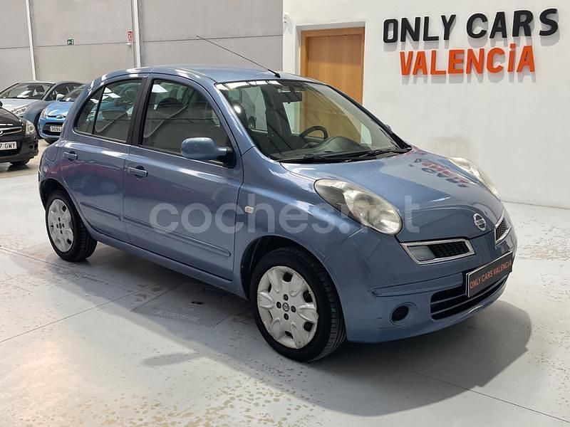 Azul Usado 2008 Nissan Micra Acenta Berlina | 4790 € (Precio justo) - Imagen 1/4