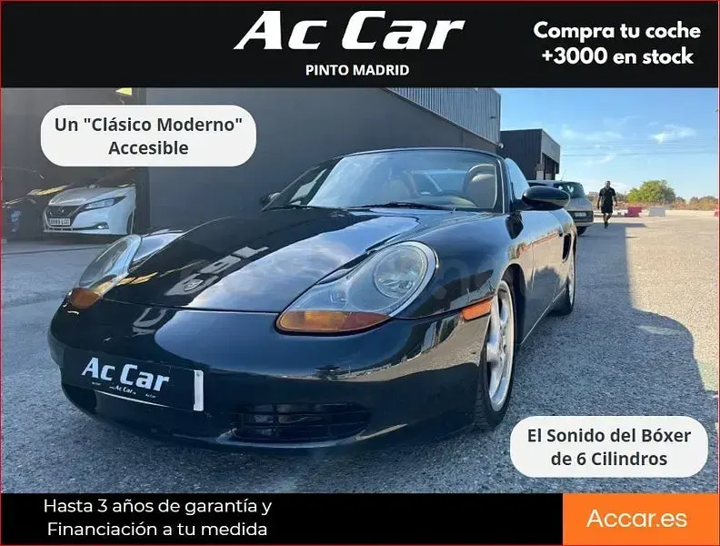 Usado Porsche Boxster 204 CV (150 kW) 1999 Negro Descapotable