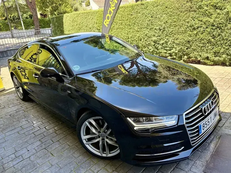 Usado Audi A7 Sportback S-Line 272 CV (200 kW) 2016 Negro Utilitario