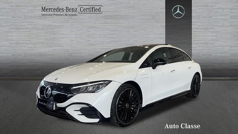 Blanco Usado 2023 Mercedes EQE350 AMG line Berlina | 56.900 € (Caro) - Imagen 1/4