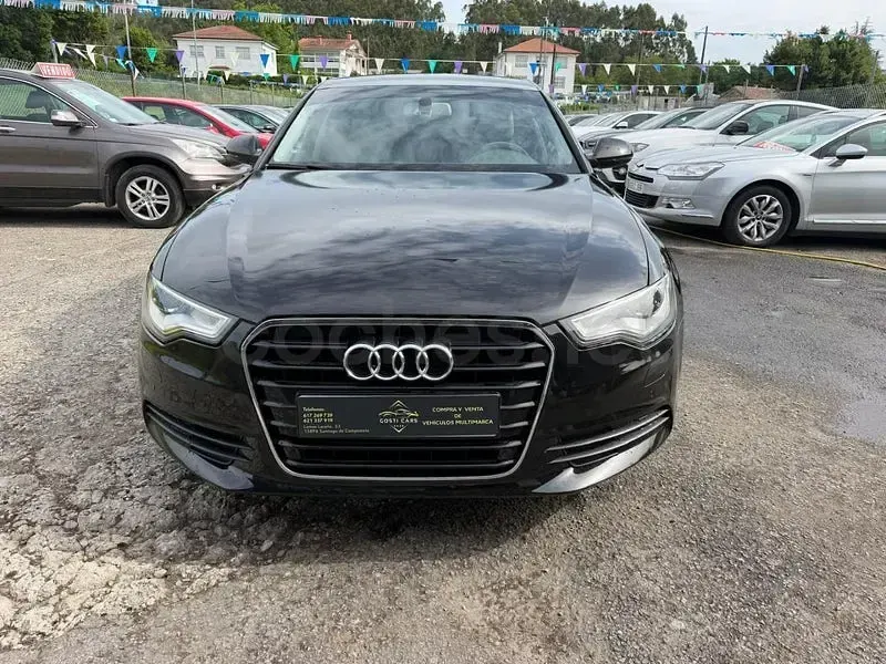 Usado Audi A6 177 CV (130 kW) 2012 Negro Berlina