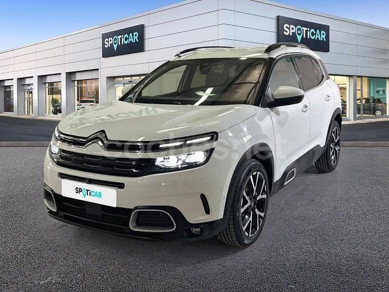 Blanco Usado 2020 Citroën C5 Aircross PureTech SUV | 17.795 € (Un poco caro) - Imagen 1/4