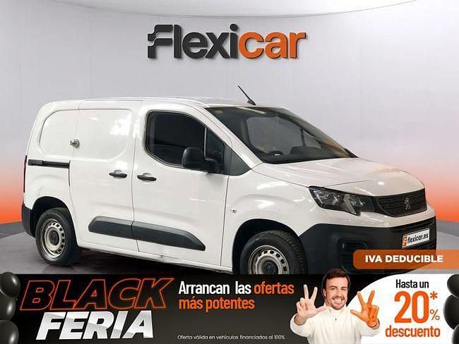 Blanco Usado 2021 Peugeot Partner S Van | 11.290 € (Precio justo) - Imagen 1/4