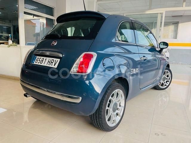 Usado Fiat 500 69 CV (50 kW) 2013 Azul Berlina