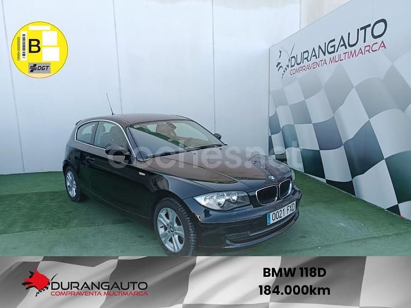 Negro Usado 2007 BMW 118 Utilitario | 7490 € (Precio justo) - Imagen 1/4