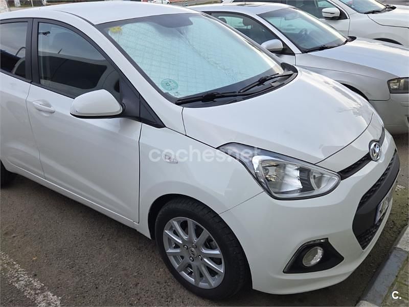 Usado Hyundai i10 87 CV (63 kW) 2014 Blanco Utilitario