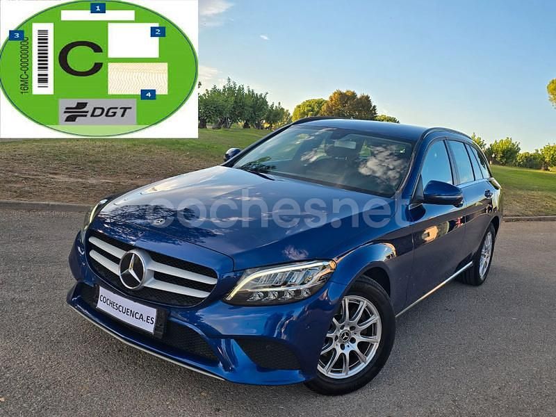 Azul Usado 2020 Mercedes C200 Familiar | 20.800 € (Buen precio) - Imagen 1/4