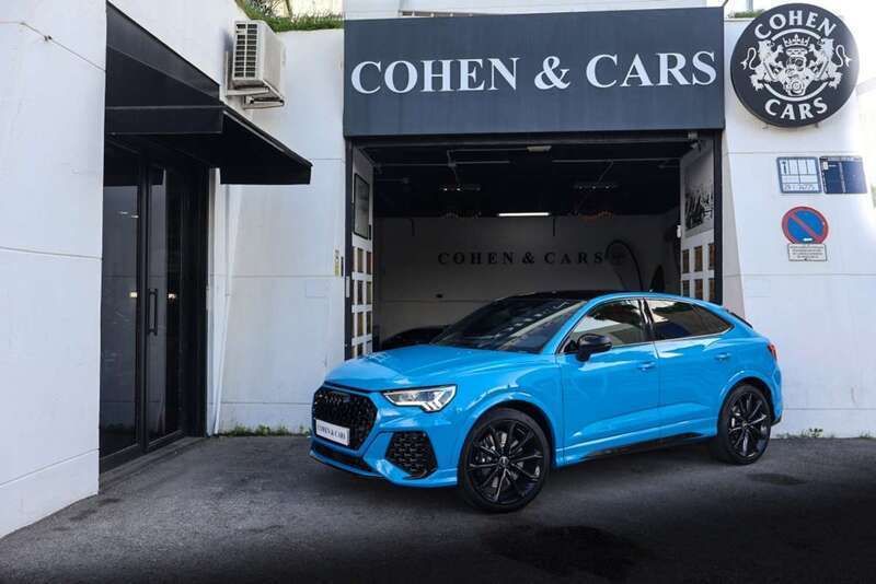Azul Usado 2023 Audi RS Q3 Sportback SUV | 82.900 € - Imagen 1/4