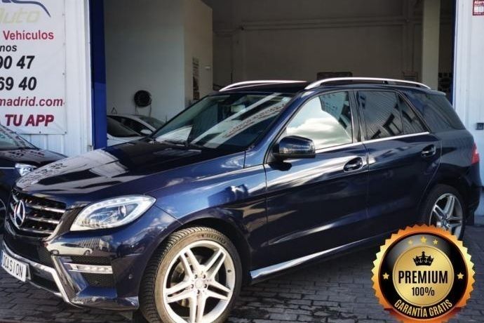 Negro Usado 2015 Mercedes ML350 SUV | 21.999 € - Imagen 1/4