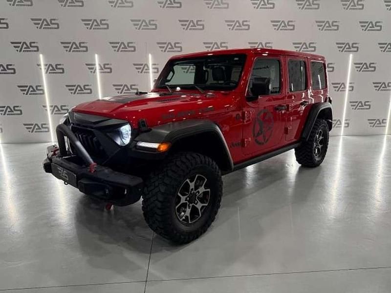 Usado Jeep Wrangler Unlimited Rubicon 268 CV (197 kW) 2019 Rojo SUV
