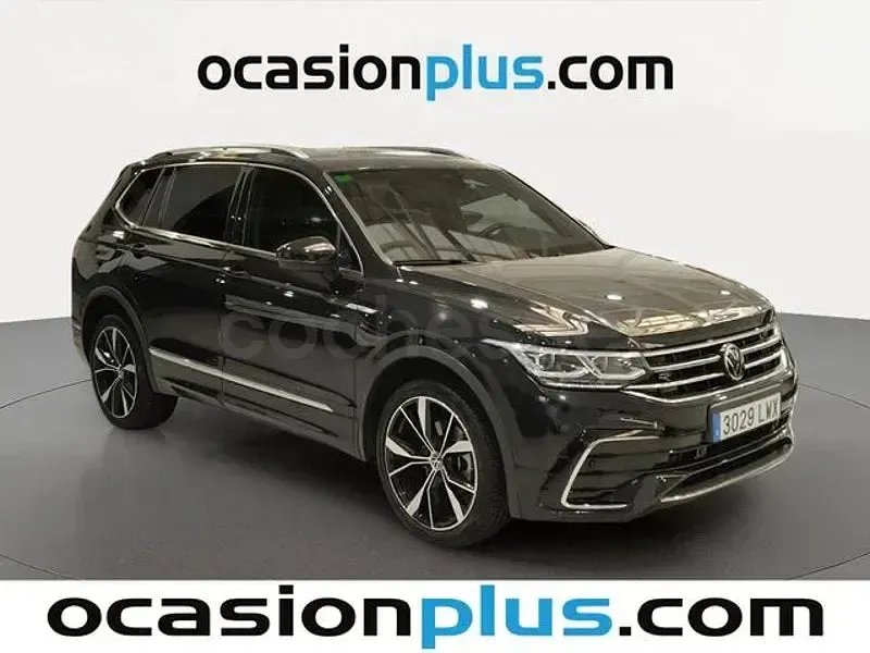Usado VW Tiguan Allspace R-line 150 CV (110 kW) 2022 Negro SUV