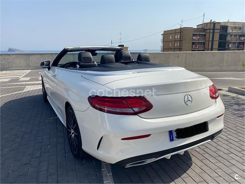 Usado Mercedes C220 170 CV (125 kW) 2018 Blanco Descapotable