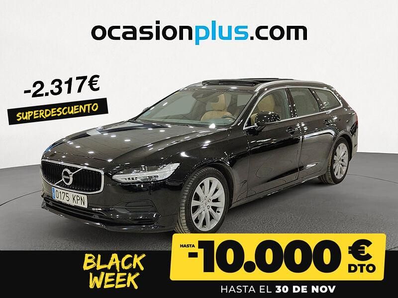 Negro Usado 2018 Volvo V90 Momentum Familiar | 25.490 € (Caro) - Imagen 1/4