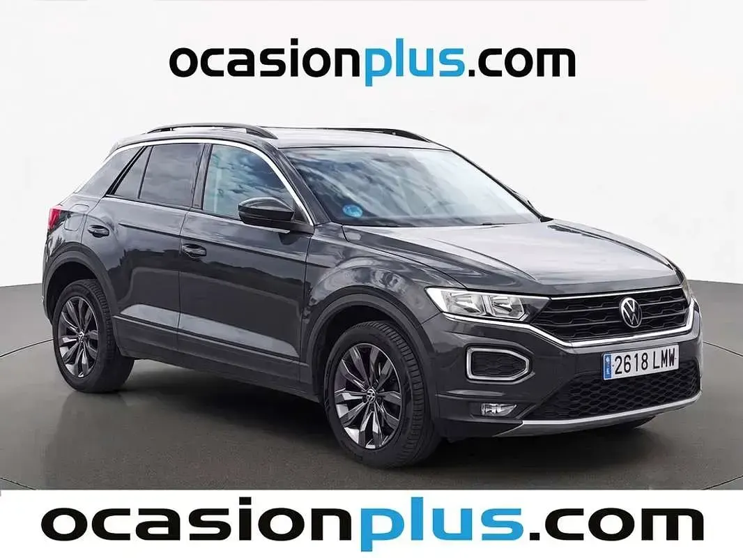 Usado VW T-Roc Advance 110 CV (80 kW) 2021 Gris SUV