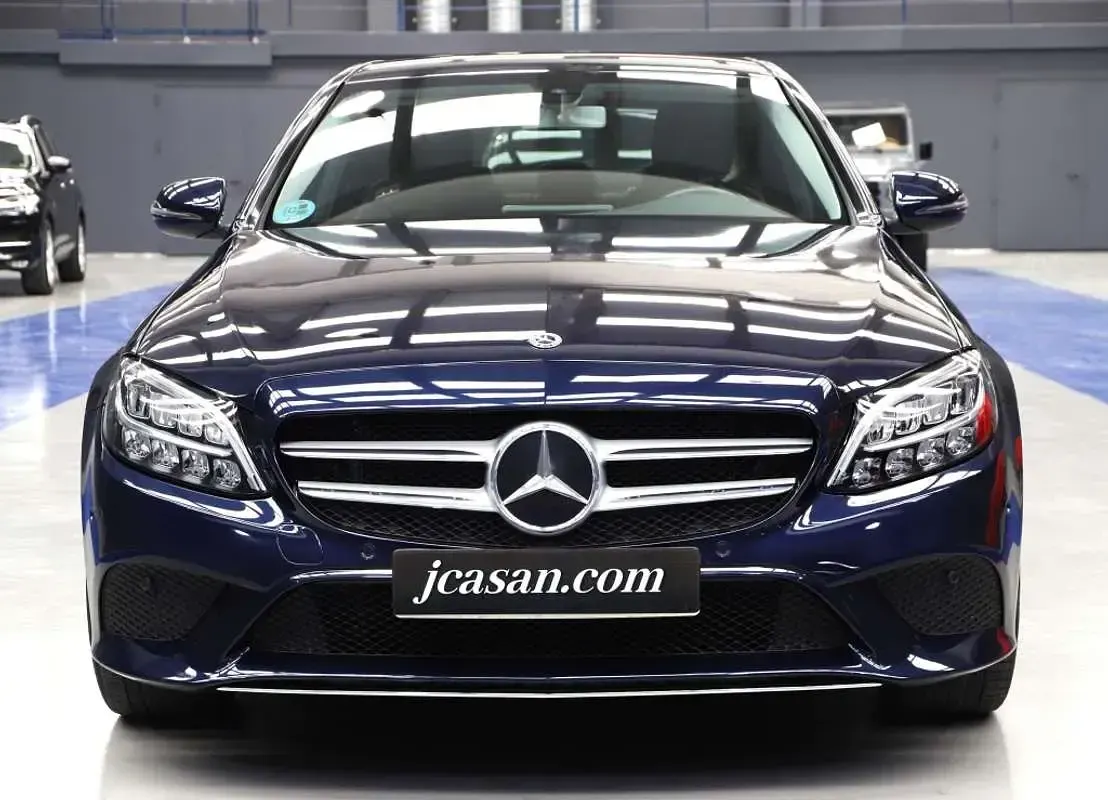 Usado Mercedes C200 160 CV (117 kW) 2020 Azul Berlina