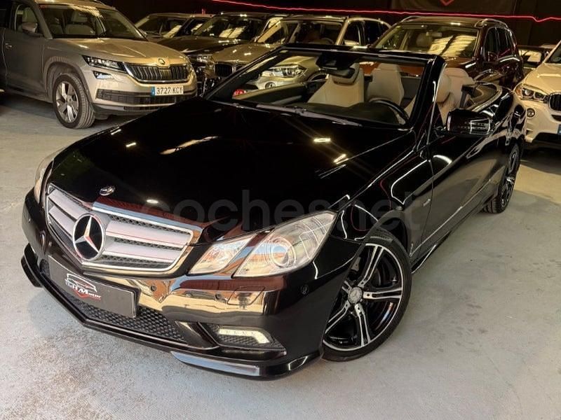 Usado Mercedes E350 Avantgarde 292 CV (214 kW) 2010 Negro Descapotable