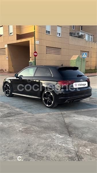 Usado Audi A3 S-Line 180 CV (132 kW) 2015 Negro Berlina