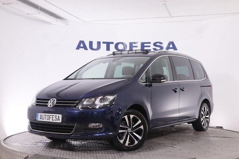Azul Usado 2019 VW Sharan Monovolumen | 23.750 € (Precio justo) - Imagen 1/4
