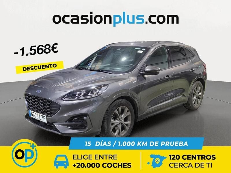 Gris Usado 2022 Ford Kuga ST-Line SUV | 17.250 € (Precio justo) - Imagen 1/4