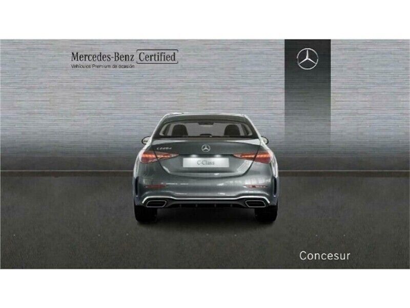 Gris selenita Usado 2024 Mercedes C220 AMG line Berlina | 46.900 € (Precio justo) - Imagen 1/1