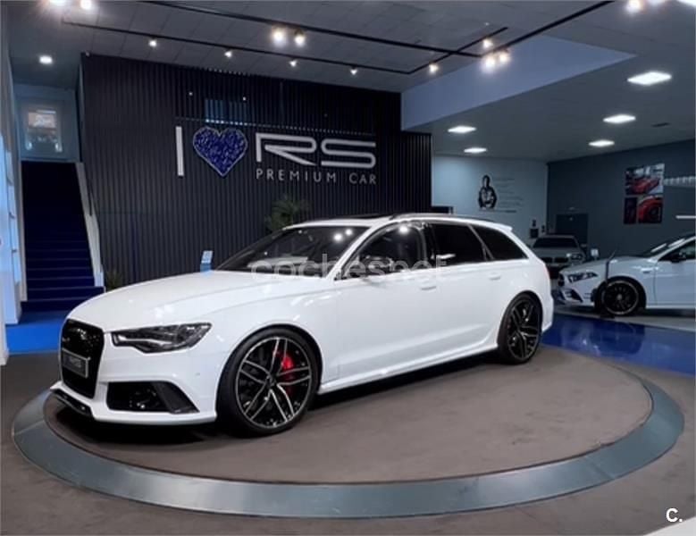 Usado Audi RS6 560 CV (411 kW) 2014 Blanco Familiar