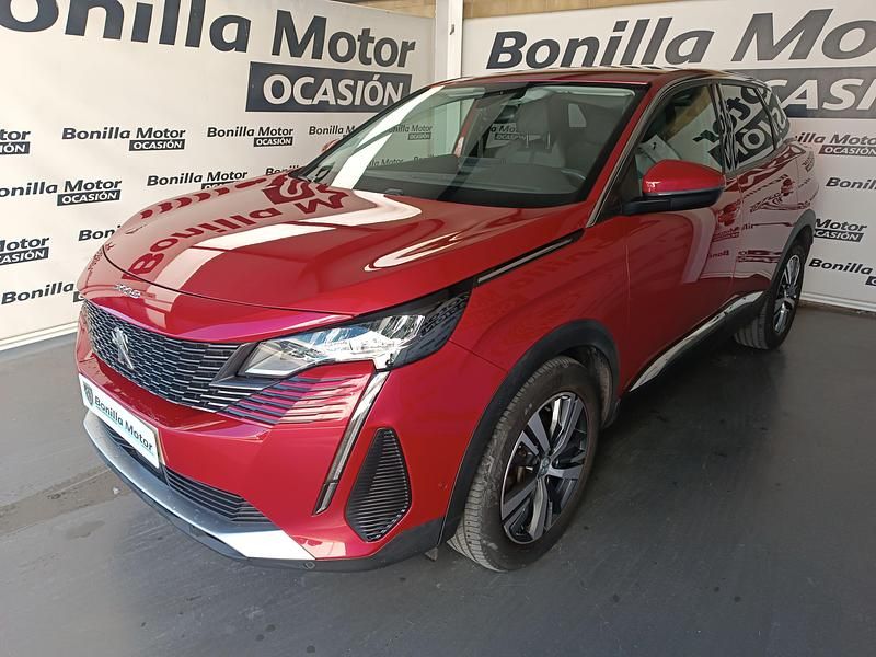Rojo Usado 2021 Peugeot 3008 Allure SUV | 18.290 € (Precio justo) - Imagen 1/4