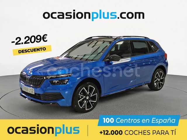 Azul Usado 2021 Skoda Kamiq Monte Carlo SUV | 23.990 € (Un poco caro) - Imagen 1/4