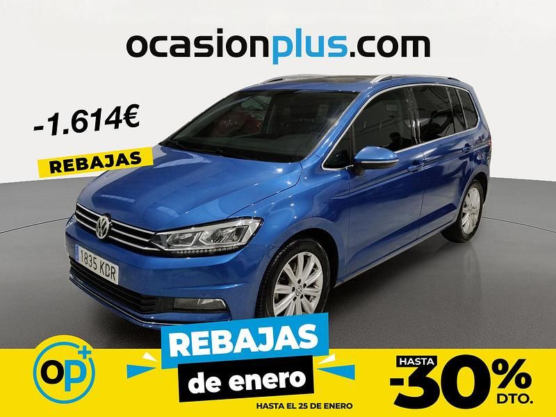 Azul Usado 2017 VW Touran Sportline Monovolumen | 21.800 € (Un poco caro) - Imagen 1/4