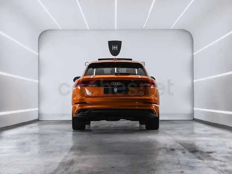Usado Audi Q8 340 CV (250 kW) 2020 Naranja SUV