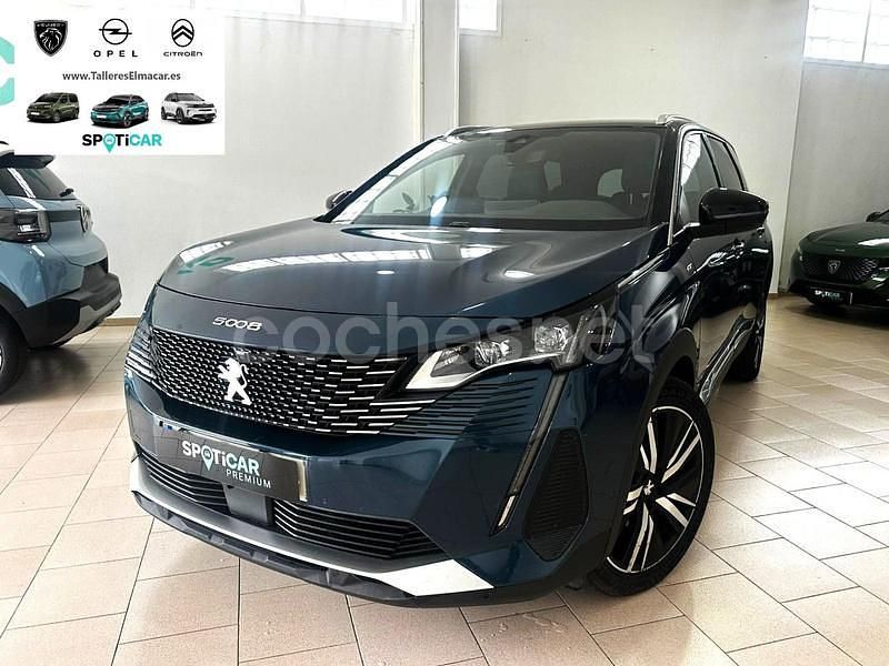 Azul Usado 2023 Peugeot 5008 GT Monovolumen | 28.500 € (Precio justo) - Imagen 1/4