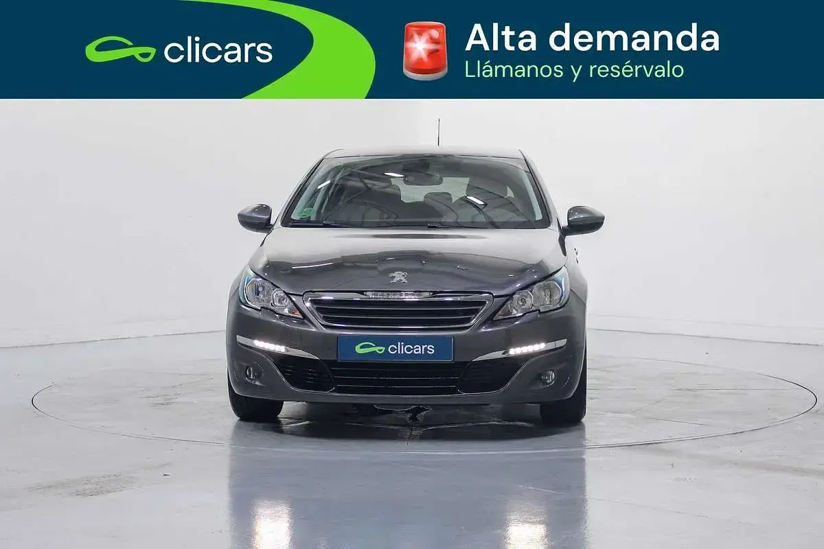 Usado Peugeot 308 Style 110 CV (80 kW) 2016 Gris Utilitario