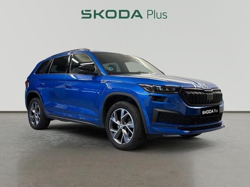 Azul Usado 2022 Skoda Kodiaq SportLine SUV | 35.200 € (Caro) - Imagen 1/4