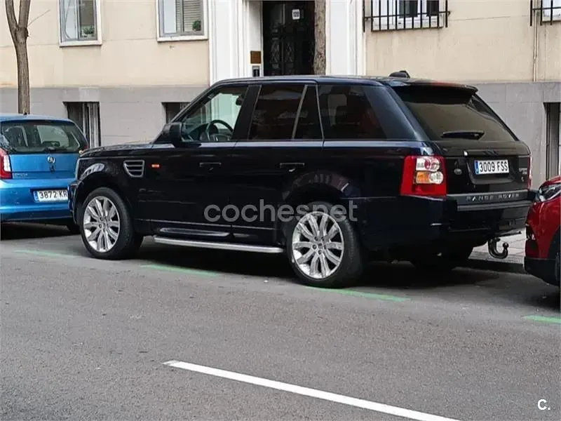 Begagnad Land Rover Range Rover Sport HSE 190 HK (139 kW) 2007 Blå SUV