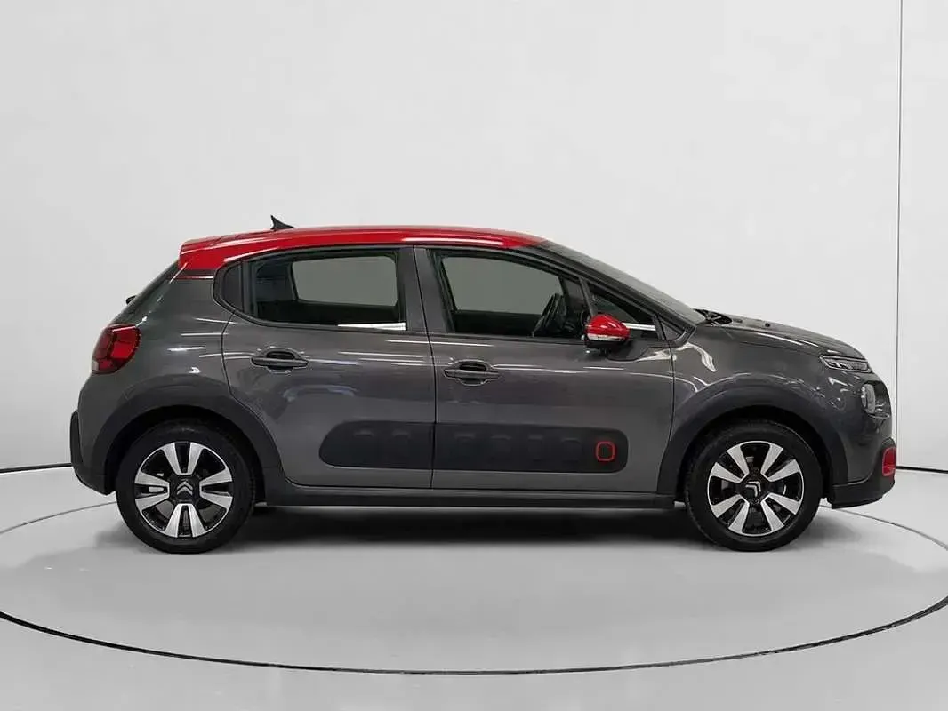 Usado Citroën C3 Feel 82 CV (60 kW) 2017 Gris Utilitario