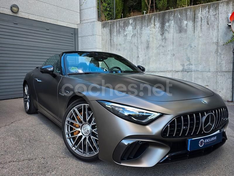 Usado Mercedes SL63 AMG AMG 585 CV (430 kW) 2022 Gris / plata Descapotable