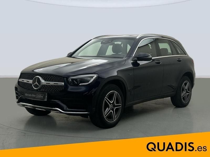 Usado Mercedes GLC300e AMG line 320 CV (235 kW) 2021 Azul SUV