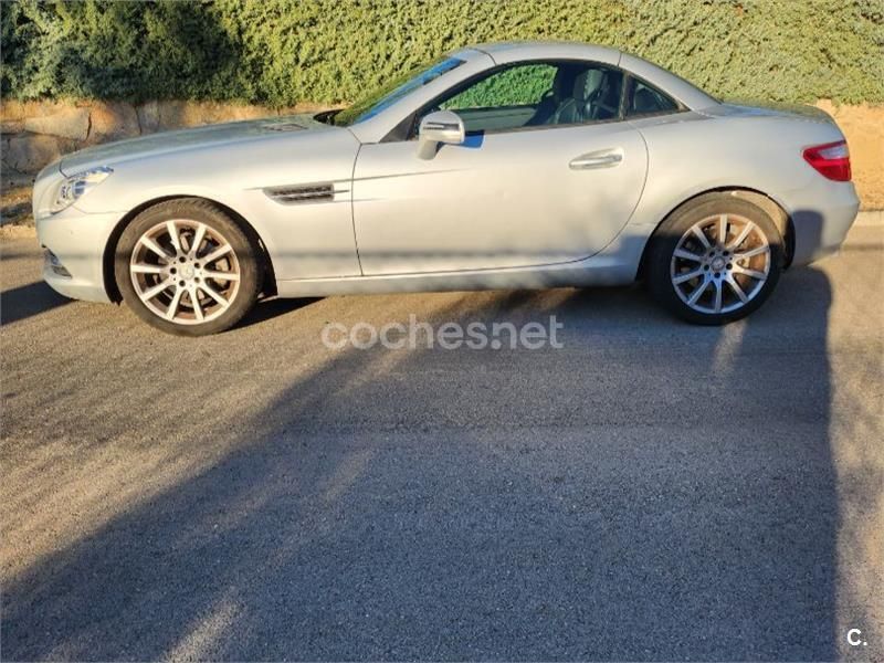 Gris / plata Usado 2012 Mercedes SLK200 Descapotable | 18.000 € (Buen precio) - Imagen 1/4