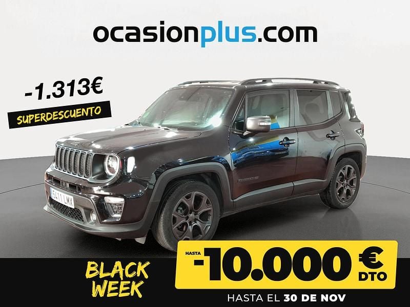 Negro Usado 2021 Jeep Renegade Limited SUV | 14.200 € (Precio justo) - Imagen 1/4
