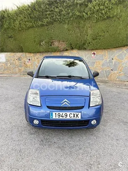 Usado Citroën C2 61 CV (44 kW) 2004 Azul Utilitario