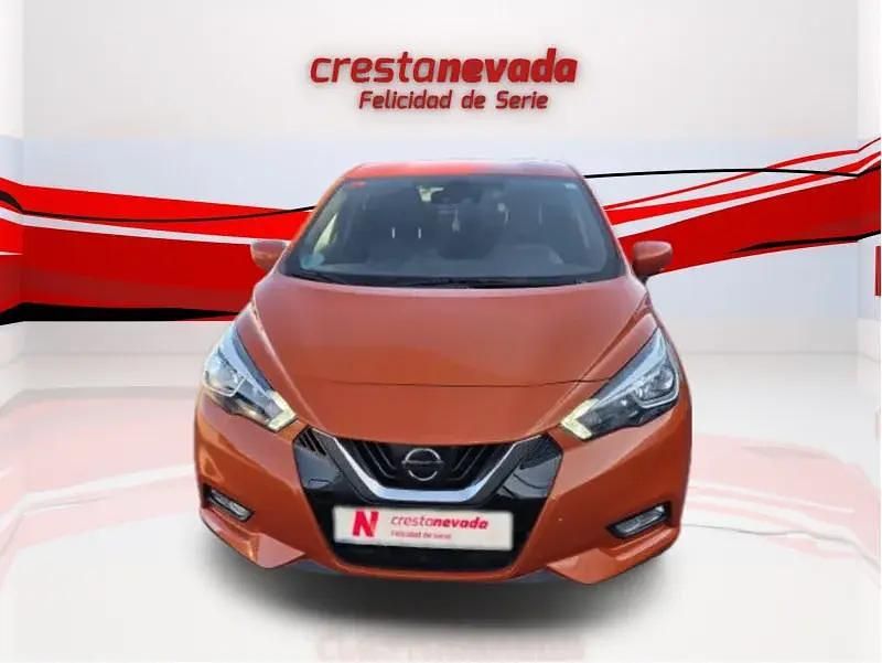 Usado Nissan Micra N-Connecta 90 CV (66 kW) 2017 Naranja Utilitario