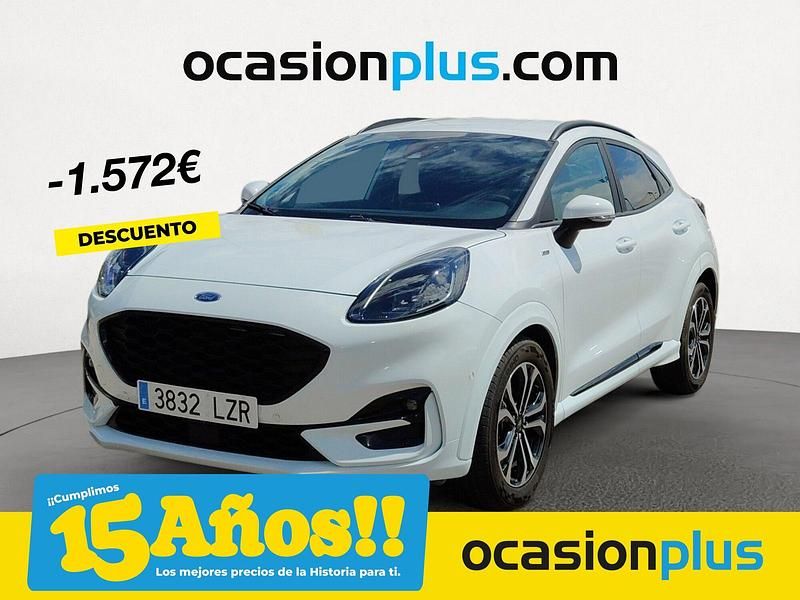 Blanco Usado 2022 Ford Puma Gen-E ST-Line Recogida | 17.290 € (Precio justo) - Imagen 1/4