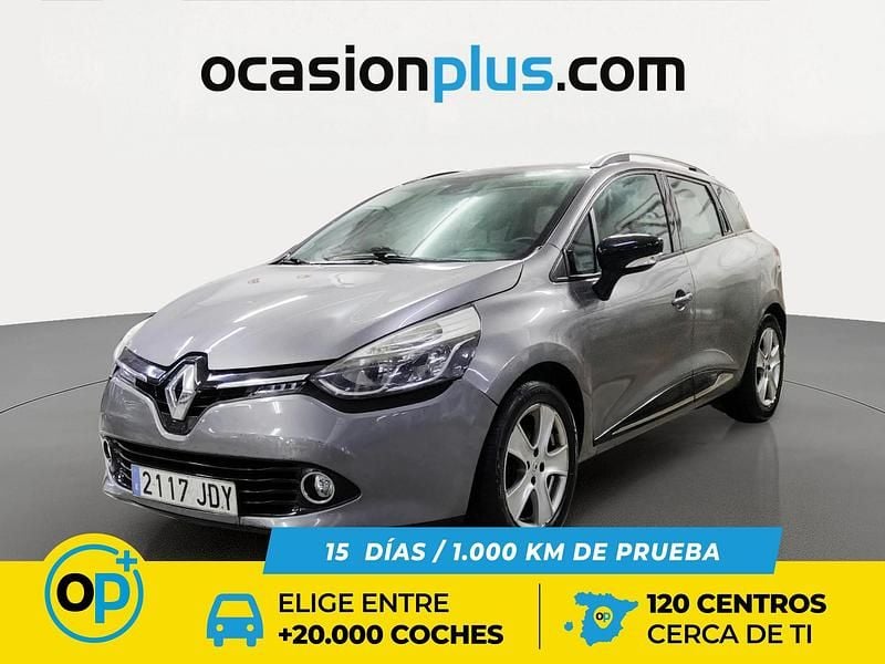 Usado Renault Clio GrandTour Dynamique 90 CV (66 kW) 2015 Gris Familiar