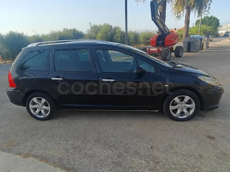 Usado Peugeot 307 110 CV (80 kW) 2006 Negro Familiar