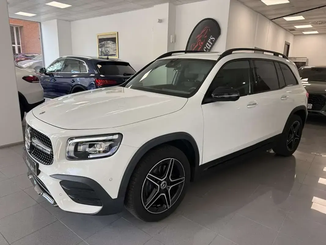 Usado Mercedes GLB200 150 CV (110 kW) 2022 Blanco SUV