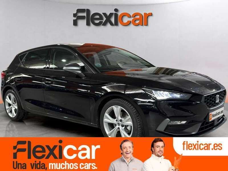 Negro Usado 2023 Seat Leon FR Berlina | 19.890 € (Buen precio) - Imagen 1/4